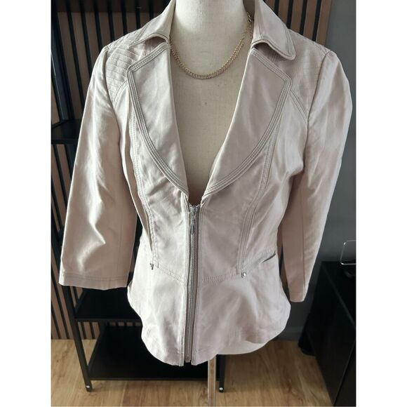 White House black market Work blazer cotton blend size 10 classy stylish blazer - Picture 1 of 7